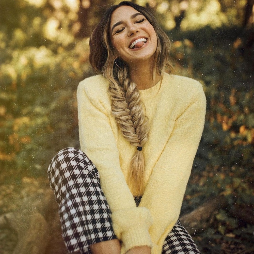 LPA Fuzzy Yellow Sweater